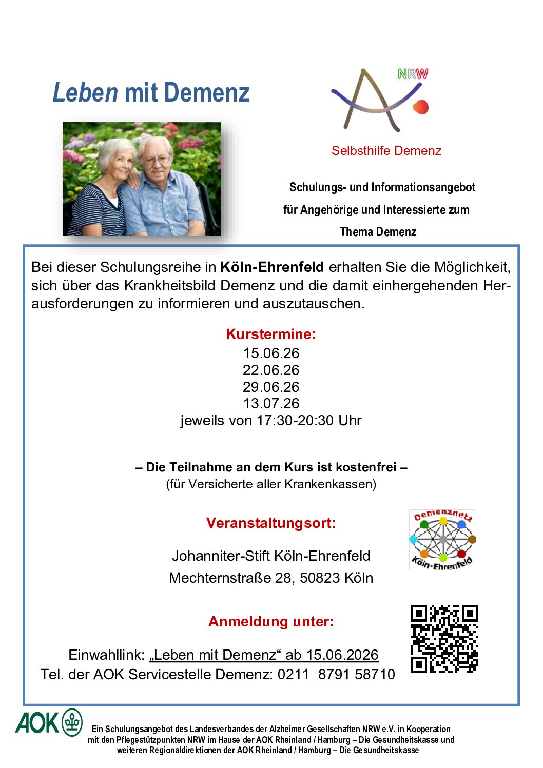 Leben mit Demenz Kurs 2026