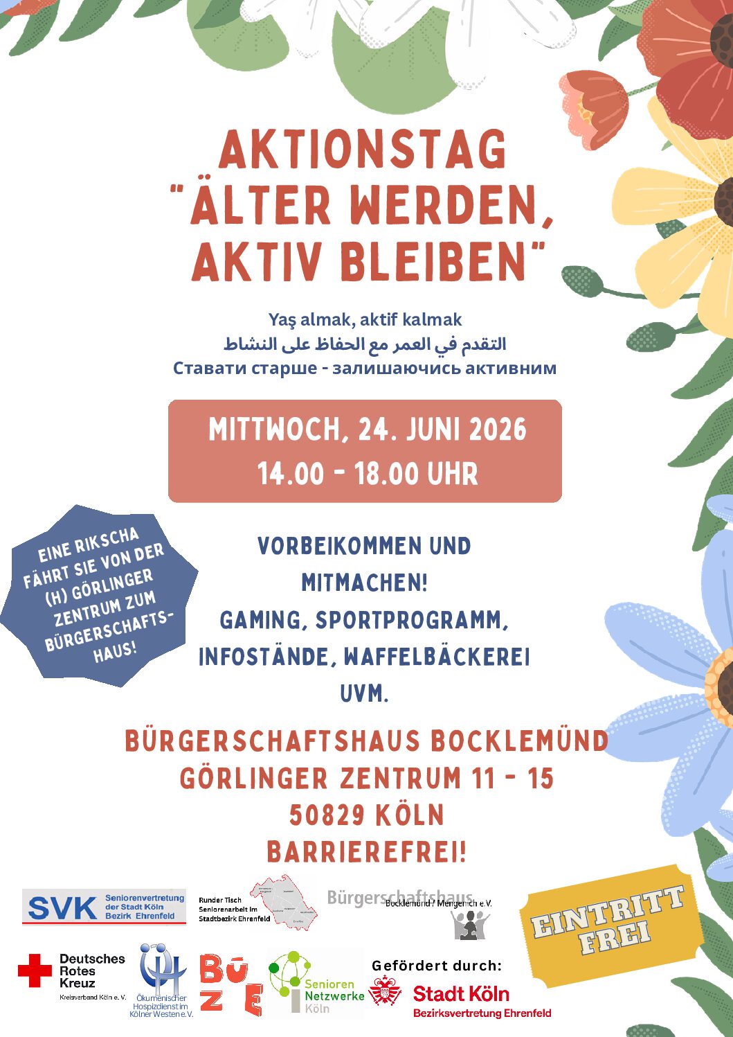 Aktionstag „Älter werden, aktiv bleiben“